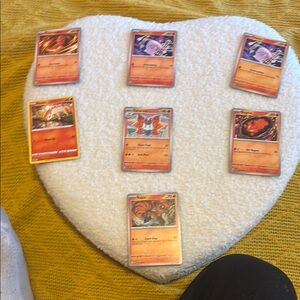 Trading Card Game Set - Red and Orange